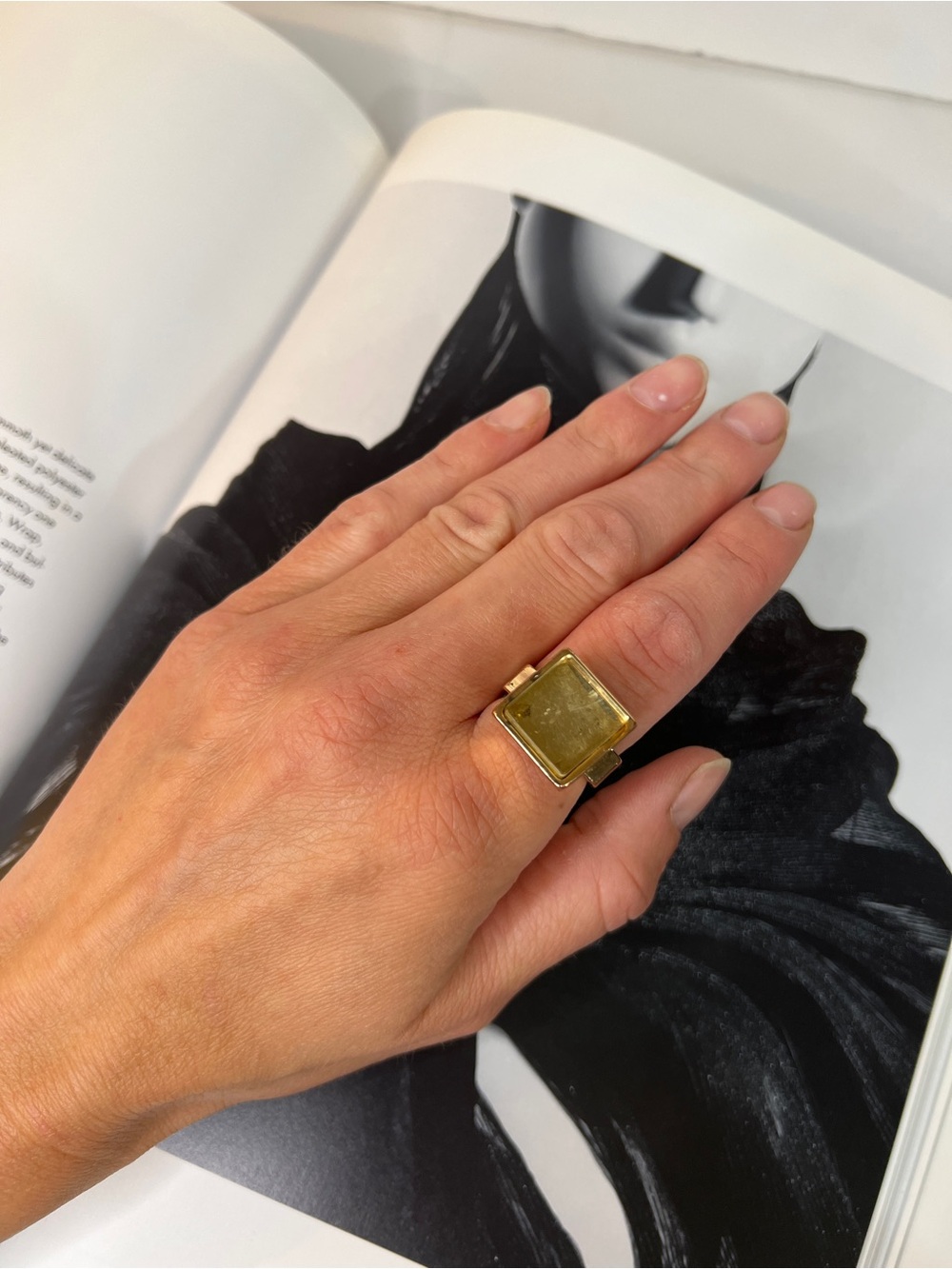 Square Cocktail Ring - Picture 4 of 6